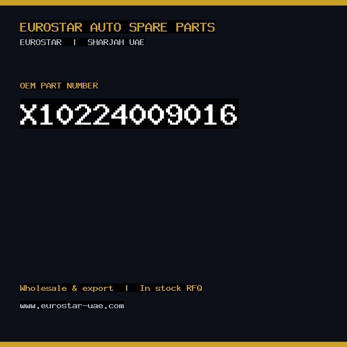 CONTINENTAL/VDO X10-224-009-016