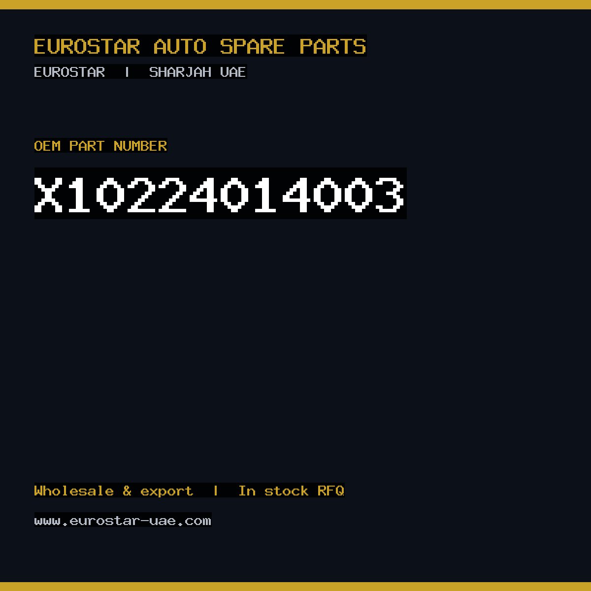 CONTINENTAL/VDO X10-224-014-003