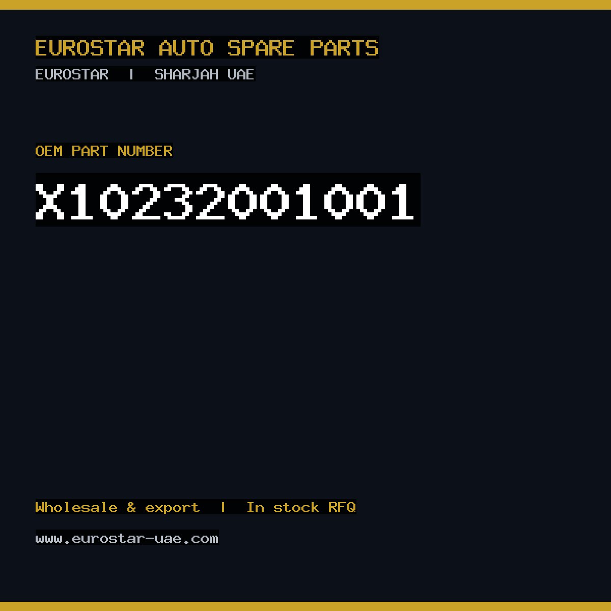 CONTINENTAL/VDO X10-232-001-001