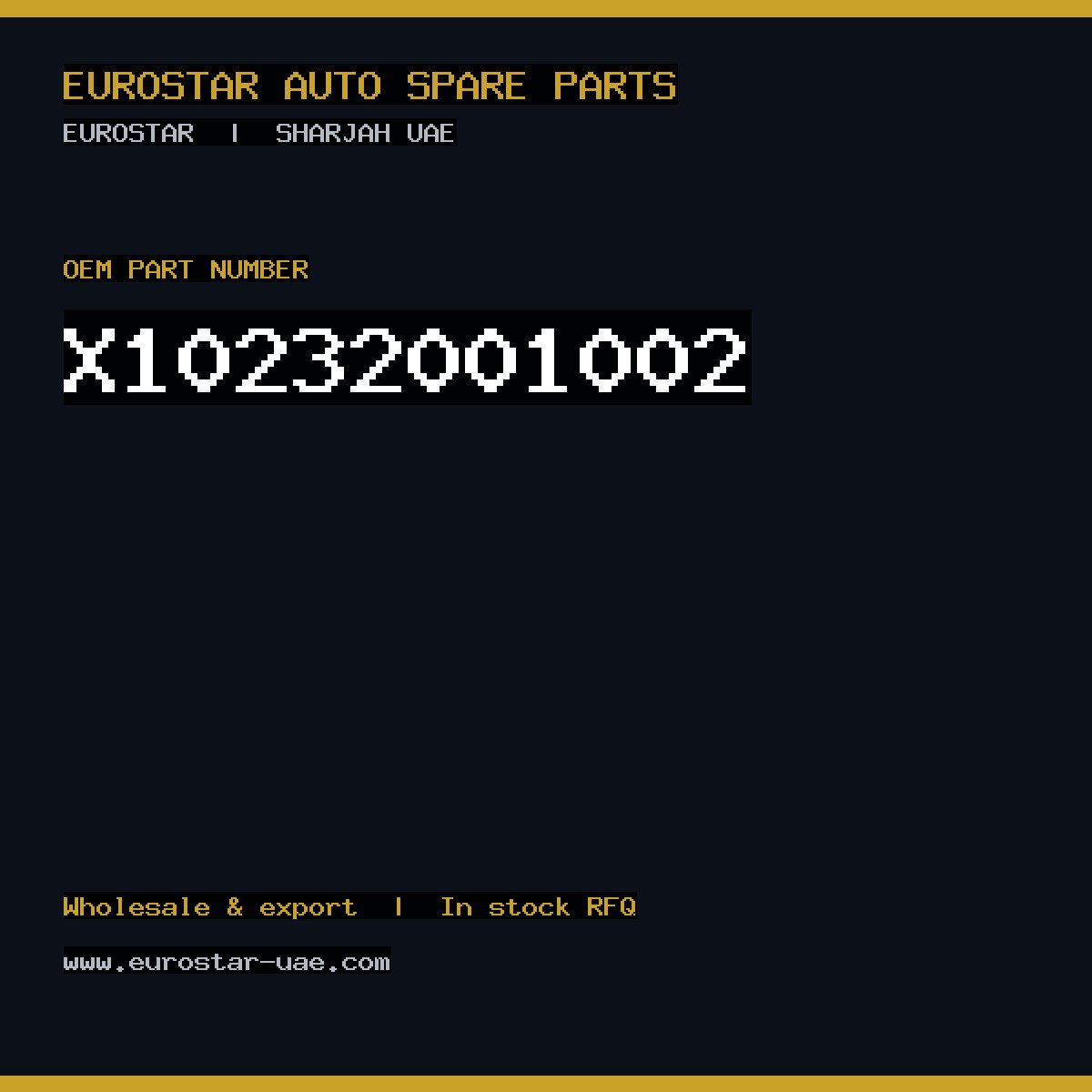 CONTINENTAL/VDO X10-232-001-002