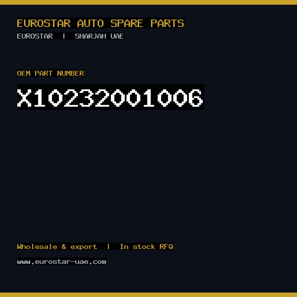 CONTINENTAL/VDO X10-232-001-006