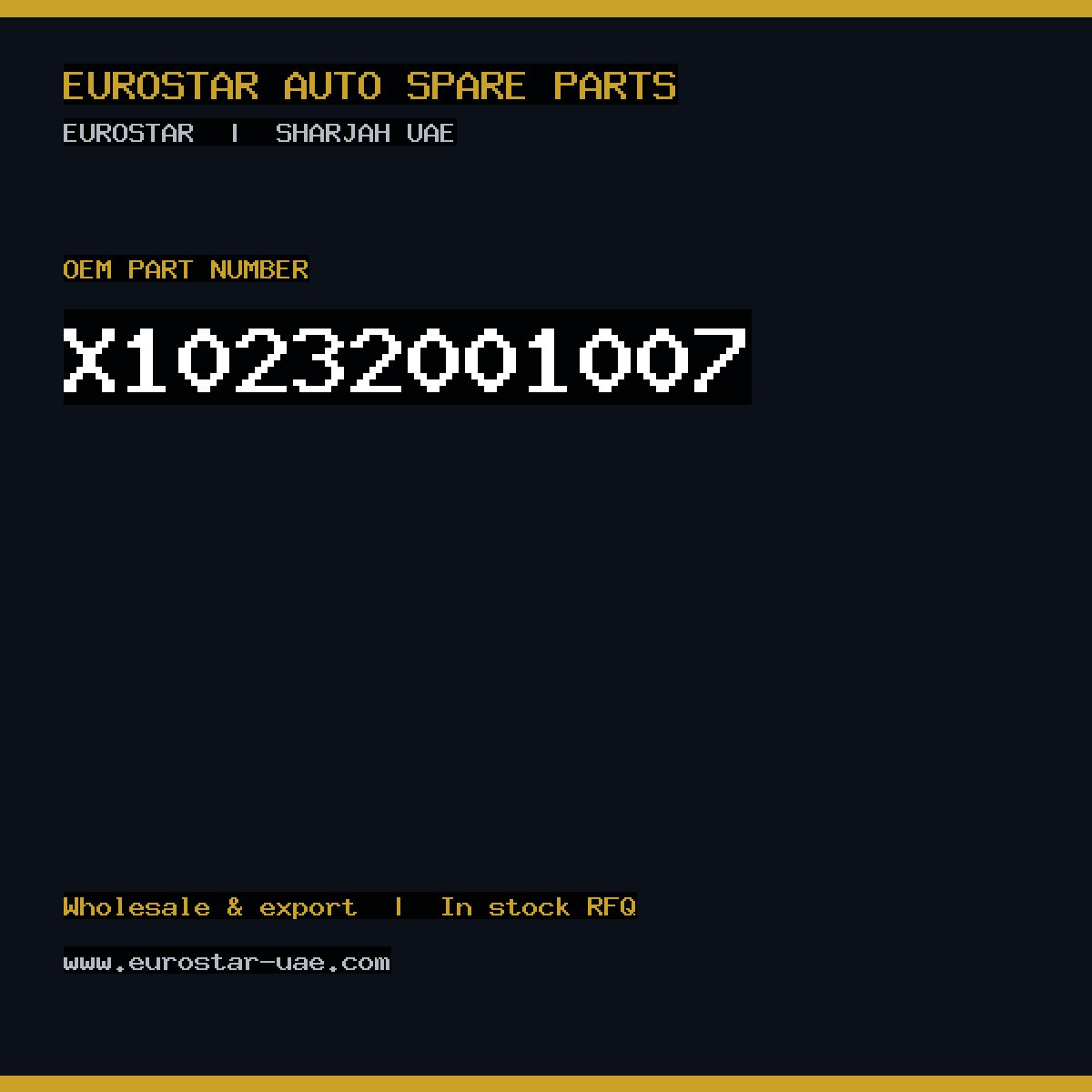 CONTINENTAL/VDO X10-232-001-007