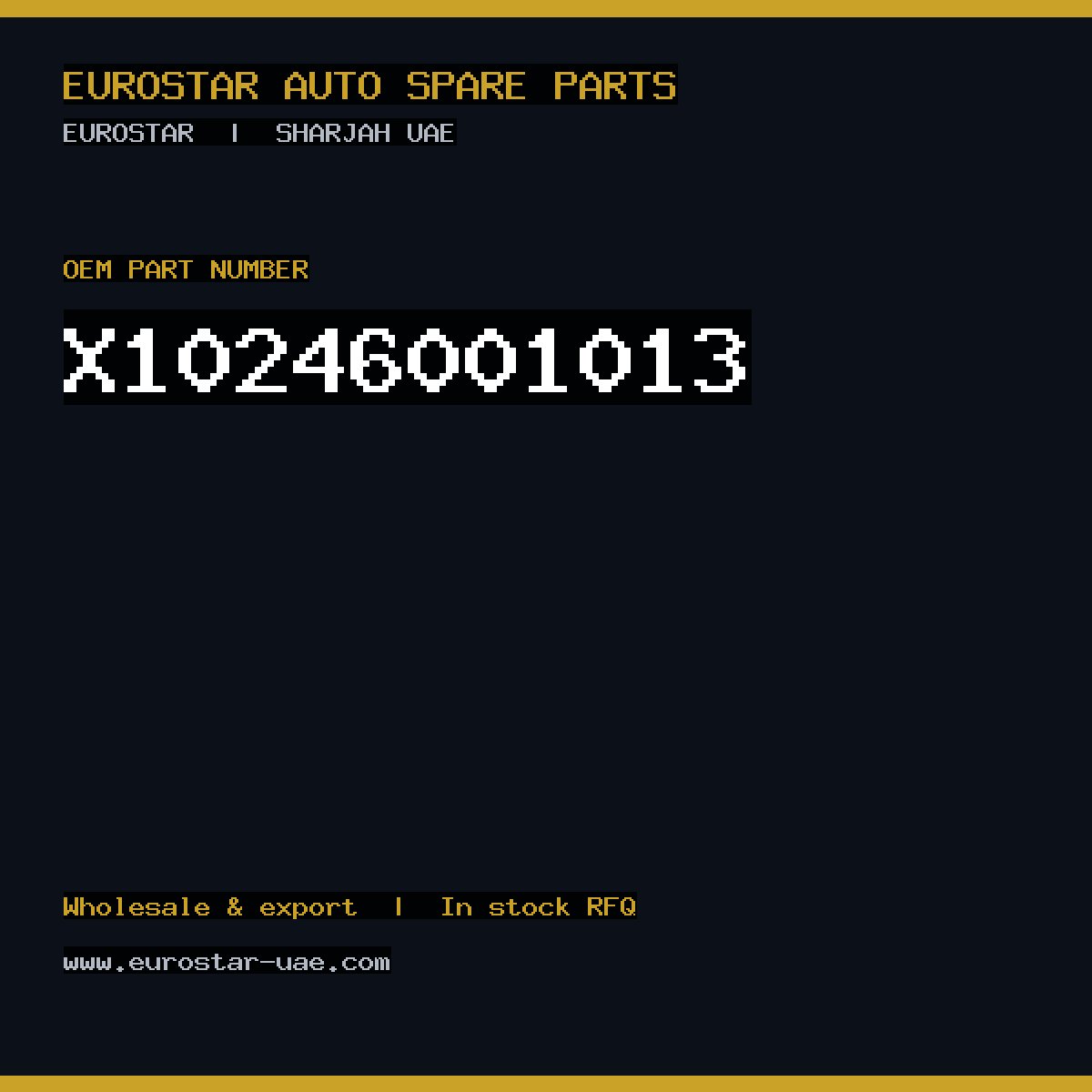 CONTINENTAL/VDO X10-246-001-013