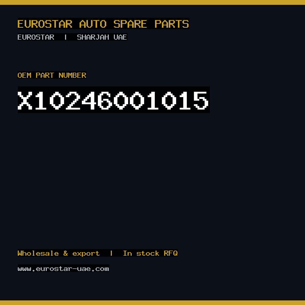 CONTINENTAL/VDO X10-246-001-015