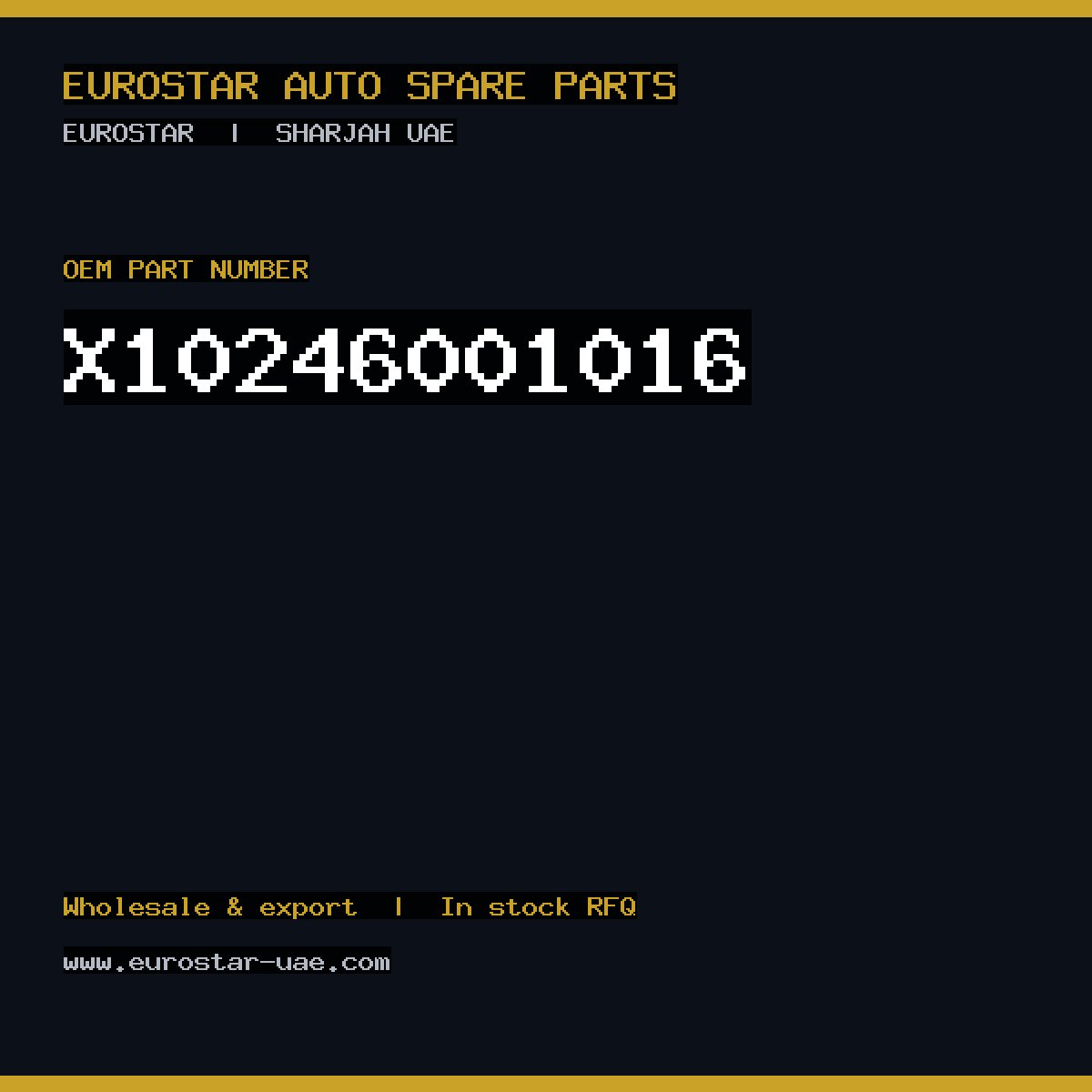 CONTINENTAL/VDO X10-246-001-016