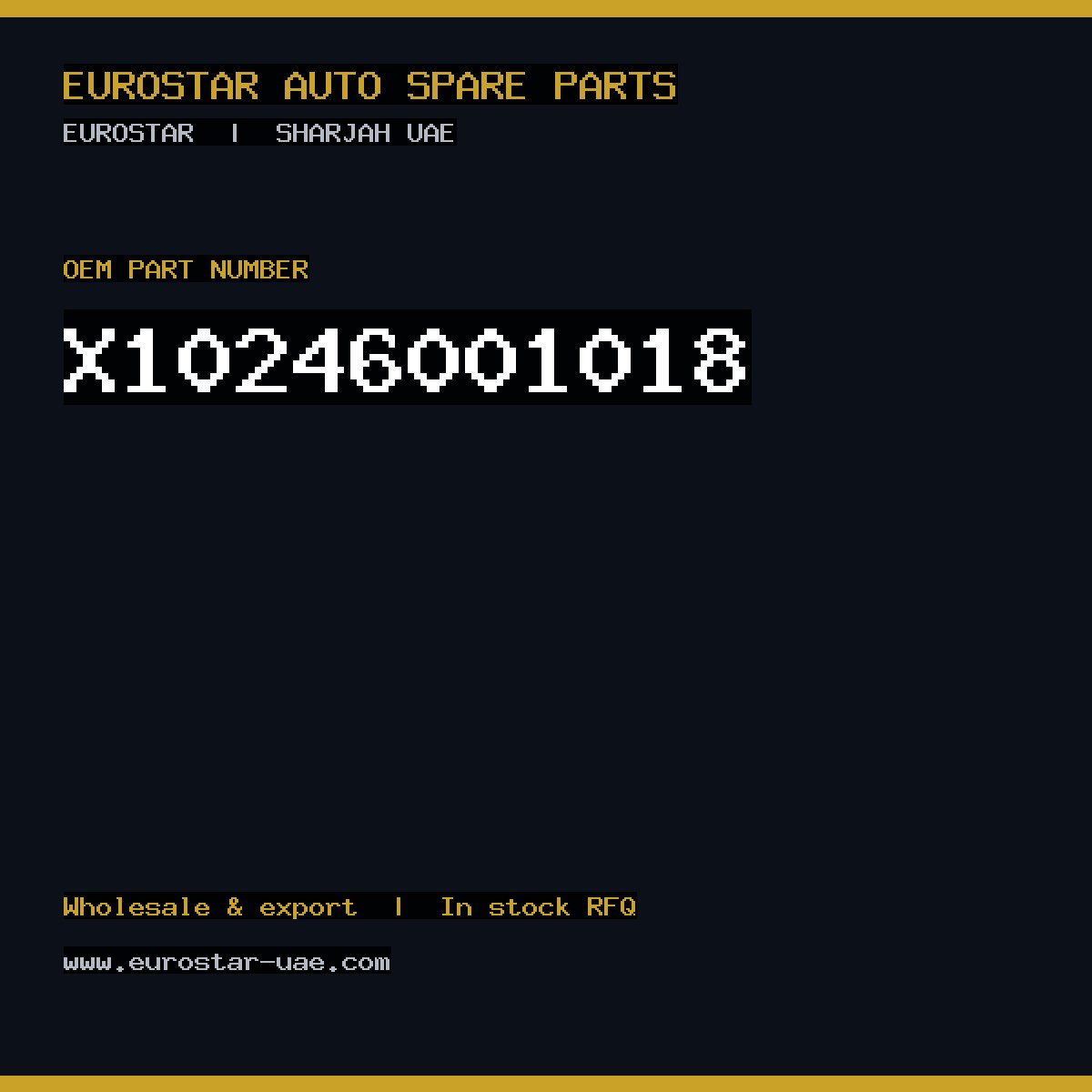 CONTINENTAL/VDO X10-246-001-018