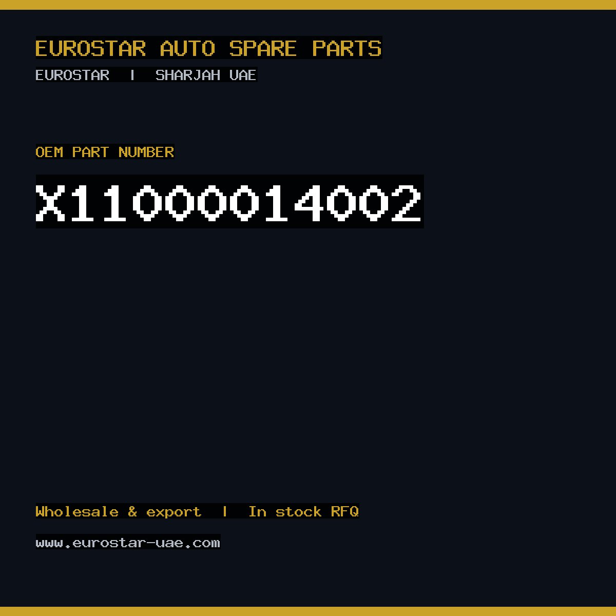 CONTINENTAL/VDO X11-000-014-002