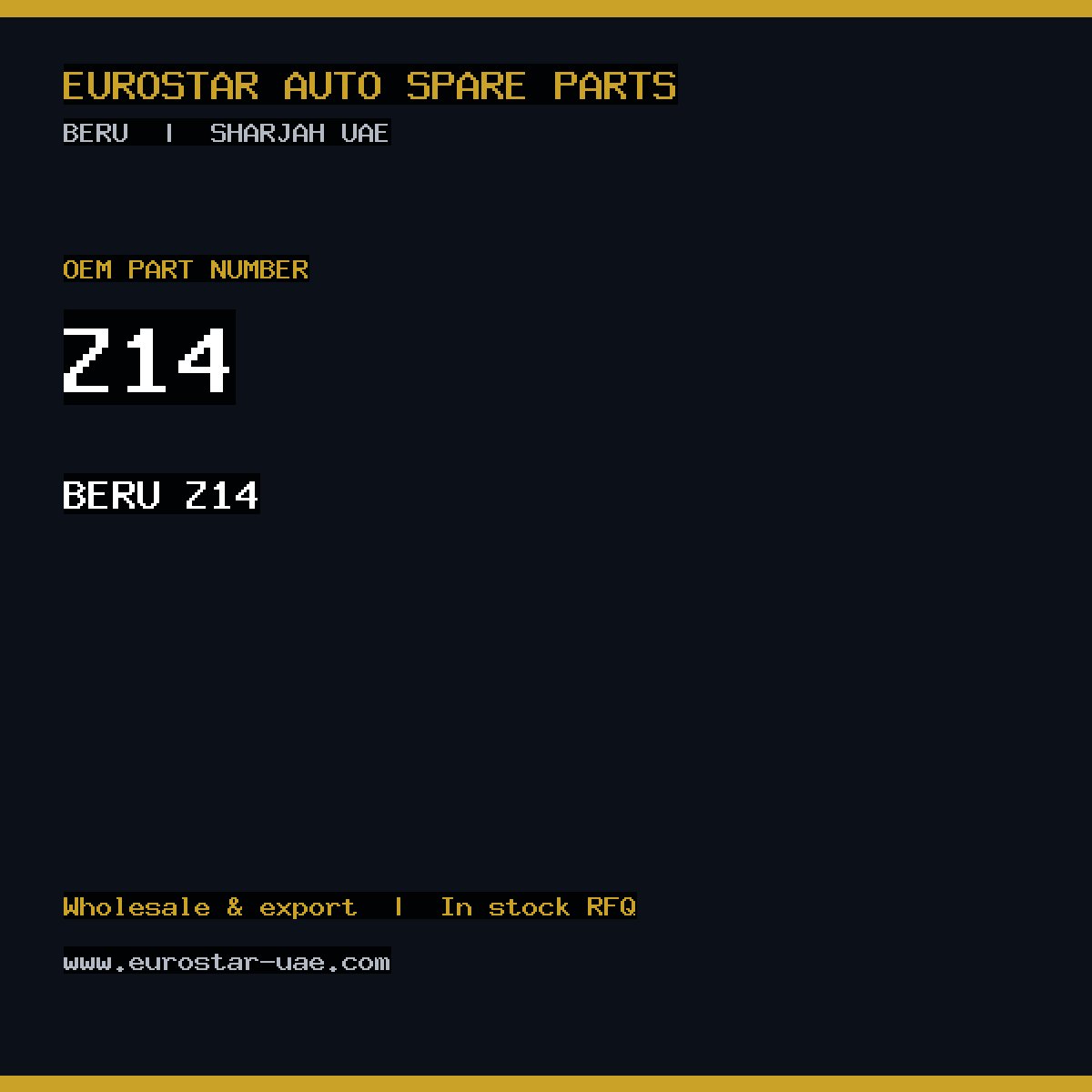 BERU Z14