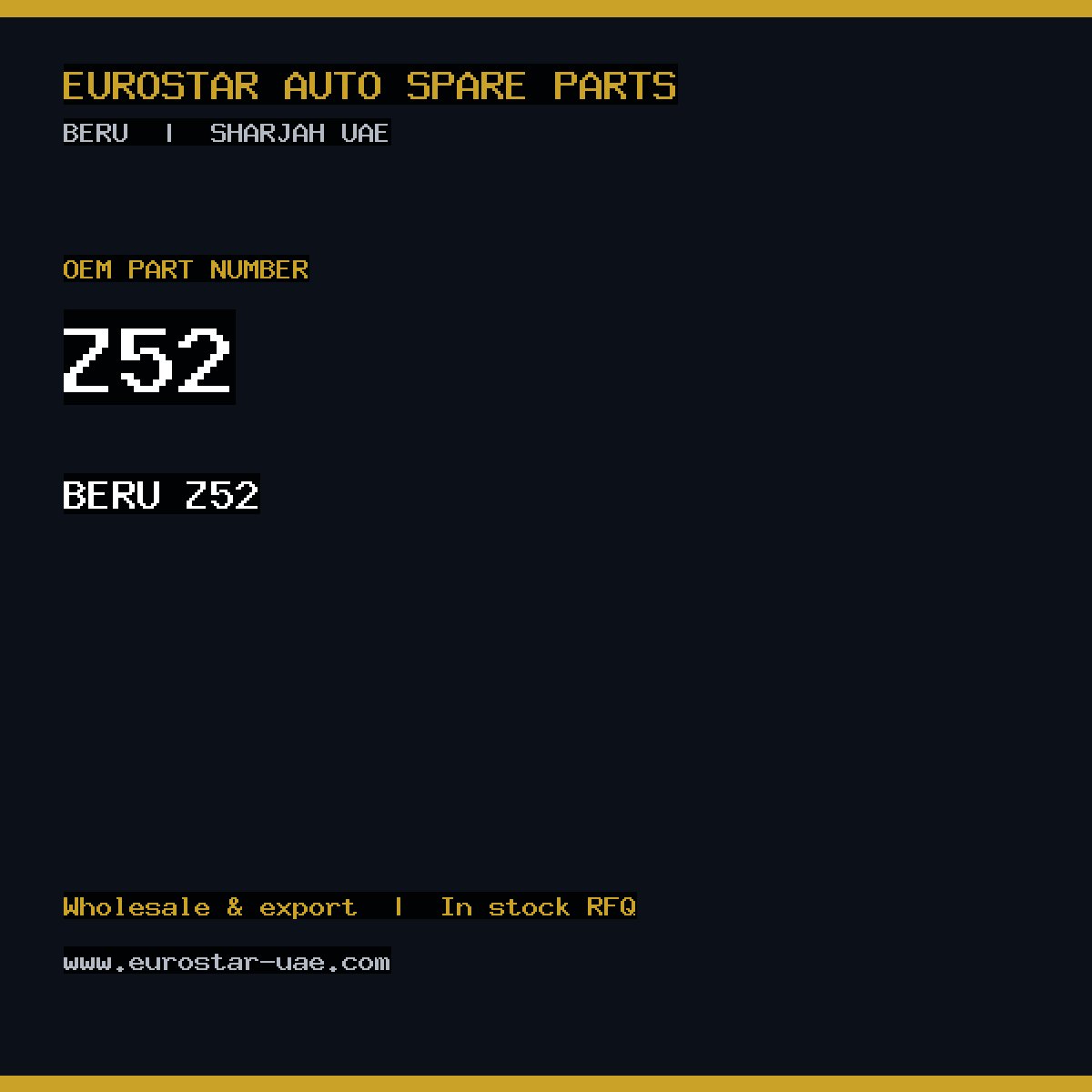 BERU Z52