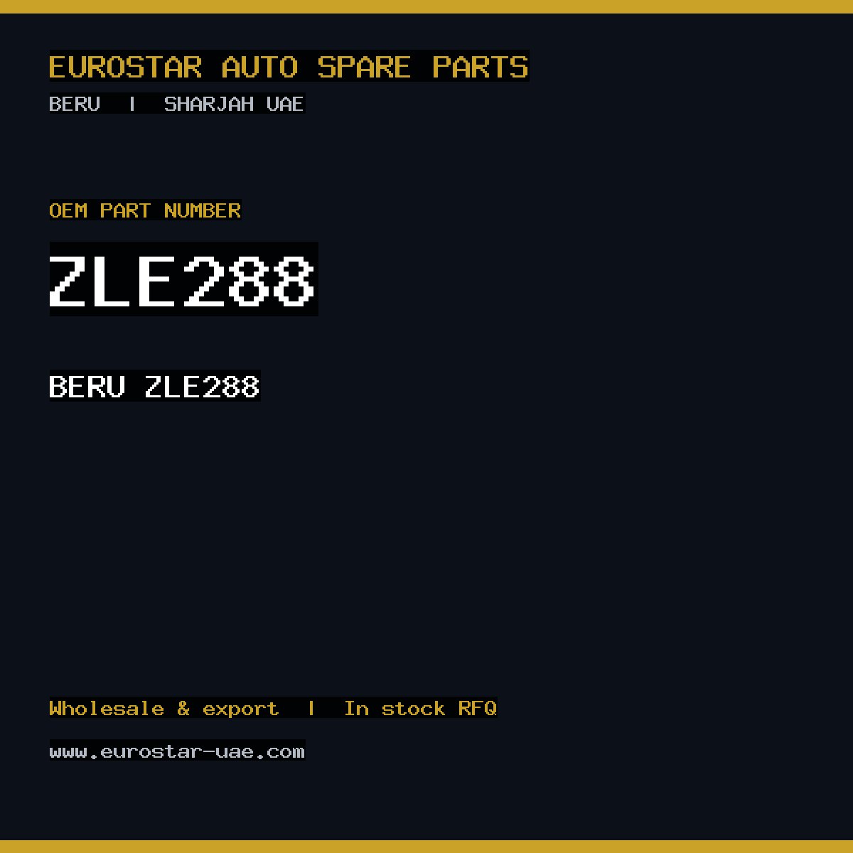 BERU ZLE288